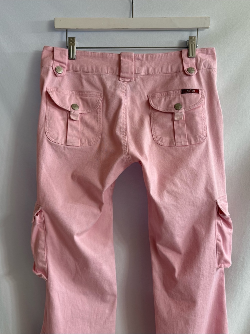 Y2K Pink Low Rise Cargo Pants - Picture 6 of 8